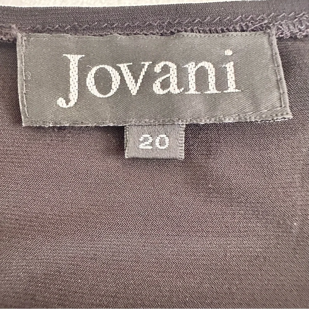 Jovani Black and Silver Dress with Sequin - Picture 4 of 12